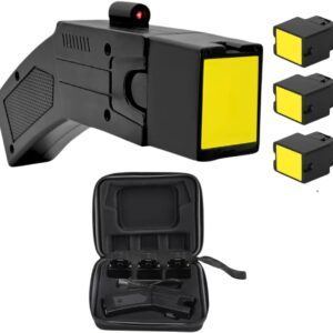 Pistola de aturdimiento resistente para autodefensa rango de 6.4 M (3 Cabezales)